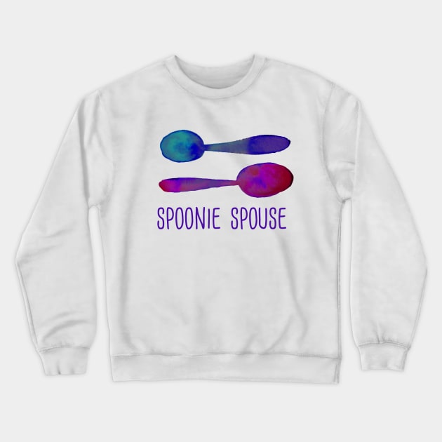 Spoonie Spouse! Crewneck Sweatshirt by KelseyLovelle